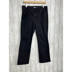 Old Navy Women's 10 Short Black Jack Jeans Stretch Denim Casual Goth Everyday